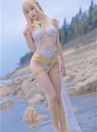 Shimizu Yunai NO.023 Mary Rose white swimsuit(23)